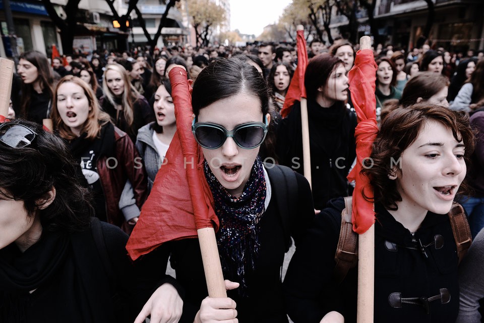 Demonstration in memory of Alexis Grigoropoulos in Thessaloniki / Διαδήλωση για την επέτειο του θανάτου του Αλέξη Γρηγορόπουλου στη Θεσσαλονίκη