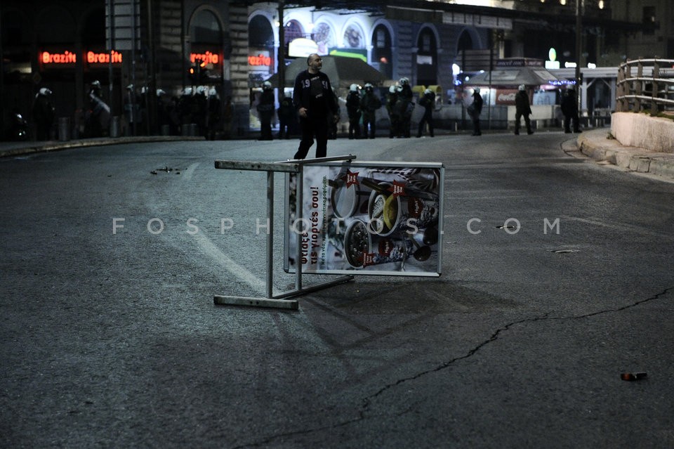 Clashes in central Athens/  Επεισόδια στο κέντρο της Αθήνας