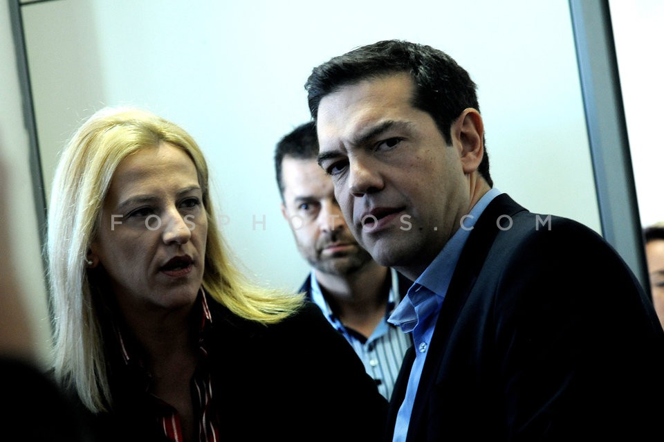 Alexis Tsipras at the region of Attica / Ο Αλέξης Τσίπρας στη Περιφέρεια Αττικής