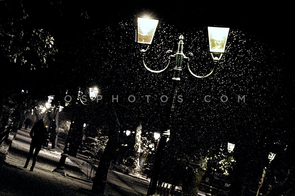 Snow in Athens / Χιονόπτωση στην Αθήνα