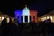 Brandenburg Gate in French colors / Η Πύλη του Βρανδεμβούργου φωτισμένη με τη Γαλλική σημαία