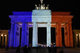 Brandenburg Gate in French colors / Η Πύλη του Βρανδεμβούργου φωτισμένη με τη Γαλλική σημαία