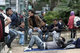 Migrants and refugees  at Victoria Square, central Athens / Μετανάστες και πρόσφυγες στην πλατεία Βικτωρίας