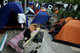 Migrants in Victoria Square, central Athens / Mετανάστες στην πλατεία Βικτωρίας