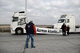 Greek truck drivers demonstrate in memory of Norman Atlantic victims / Οδηγοί φορτηγών στη Θεσσαλονίκη  διαδηλώνουν στη μνήμη των θυμάτων του Norman Atlantic.
