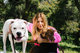Lucilla and her dogs / Η Λουσίλα και τα σκυλιά της